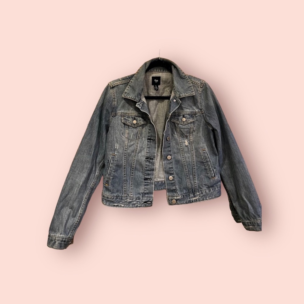 GAP DENIM CLASSIC JEAN JACKET Vintage Wash, Size Medium
